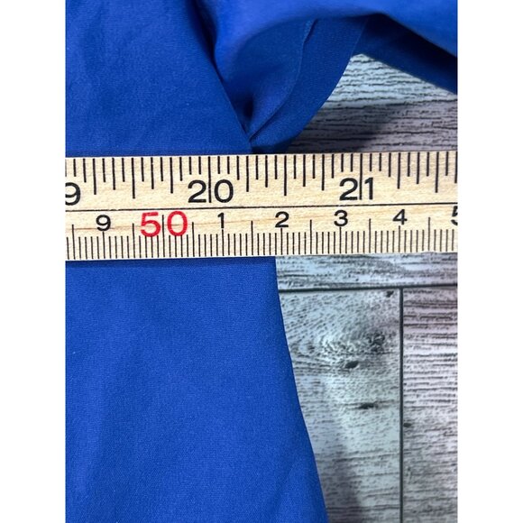 Sport Tek Menendez Soccer Jacket ‎ L Blue White Hooded Half Zip Windbreaker - Picture 13 of 14